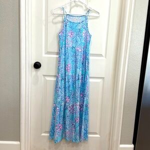 Girls size 12-14 maxi dress by Lilly Pulitzer. With two pockets!